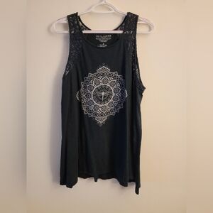 Torrid Outlander dragonfly tank, Size 2/2x, Dark green